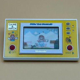 MARIO THE JUGGLER Nintendo Game & Watch MB-108 New Wide Series 1991 Mint in Box