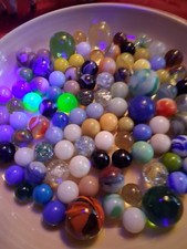 Assorted Vintage Marbles Over 100 Pieces