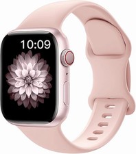 Soft Silicone Strap Compatible with Apple Watch Series 10 40mm 41mm