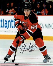 Joseph Blandisi New Jersey Devils Autographed Signed Pic 8x10 Photo Beckett-Holo