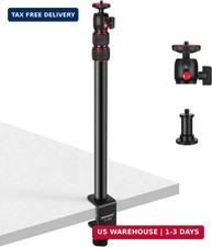 NEEWER Extendable Camera Desk Mount with Ball Head, 17"-40" Adjustable Table Lig