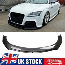 For AUDI TT MK2 MK3 06-21 Front Bumper Lip Splitter Spoiler Body Kit CARBON