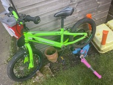 Unisex Kids Green BMX Bike