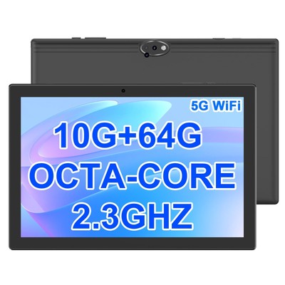 10.1Inch MTK8768 Octa-core 2.3GHZ Tablet RAM 10GB(4+6Expand)+64GB ROM IPS800*...