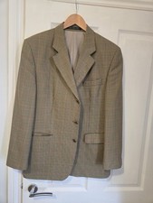 DAKS London Tweed Jacket  Houndstooth e Check  Men’s Chest 42” Pure New Wool