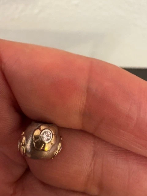 PANDORA Charm Gold, Silber