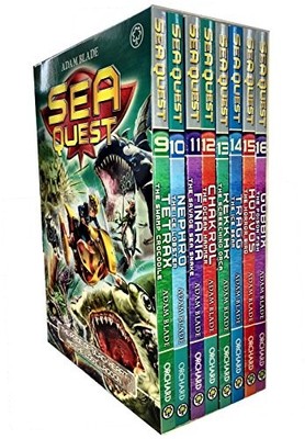 Sea Quest Series 3 and 4 Collection Adam Blade 8 Books Set Chakro by  1408348055
