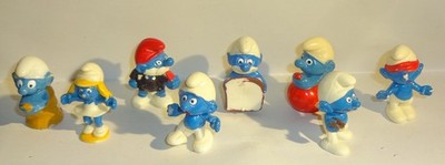 DIORAMA SET   Olympics of the Smurfs   Smurf   1983   ORIGINAL from Diorama