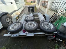 MG midget Chrome Wire Wheels