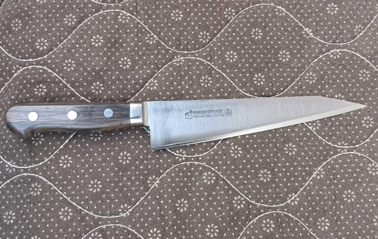 Masakane Japon High Carbon Steel Japanese Chef's Kitchen Knife 340 MM.