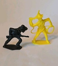 Set Of 2 Vintage Tim-Mee Plastic Cowboys