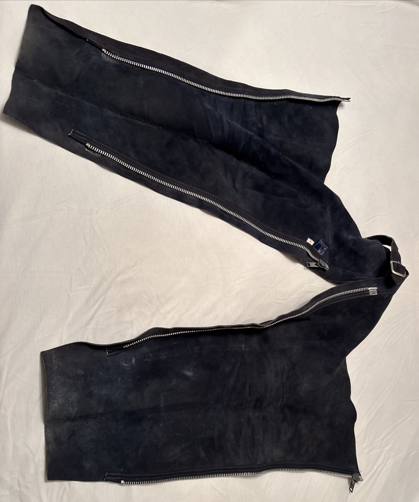 Barnstable Riding Black Genuine Leather Full Chaps Horse Children's Size 12 USA