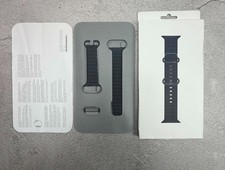 Apple Watch Ultra 3 2 1 49mm Ocean Band Strap Titanium Finish Black Genuine