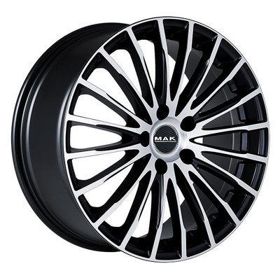 ALLOY WHEEL MAK FATALE FOR RENAULT ESPACE 2003-2014 8X18 5X108 ICE BLACK OSA