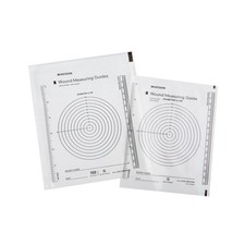 McKesson Clear Plastic Wound Measuring Guide 5 x 7" 100 Ct
