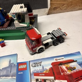 LEGO 4645 City Harbor Ship Set Harbor Farm Line Ship (1 Mini Fig Missing & Box)