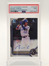 2022 Bowman Chrome 1st Bowman Maikel Garcia AUTO #CPAMG PSA 9