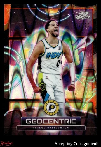 2025 Topps Cosmic Chrome Tyrese Haliburton Base (RAW)