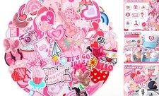 Pink Iron on Patches for Girls: 60PCS Girly Random 60PCS Random Pink Patches