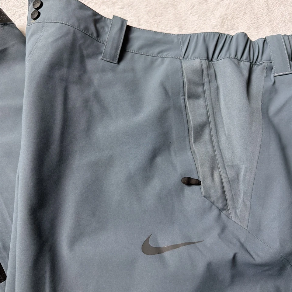 Nike Golf Storm-Fit Slate Blue Wind Rain Resistant Pants Ankle Zips Pockets Men - Image 2 of 4