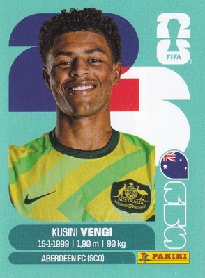 KUSINI VENGI   PANINI  FIFA  WM 2026   BASE STICKER # AUS  18