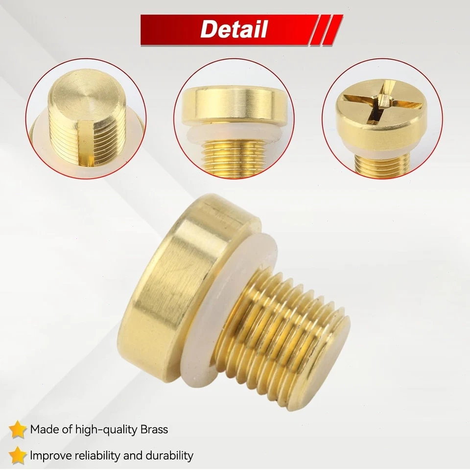 Tornillos purga refrigerante 2 piezas 11537793373 para BMW Ver compatibilidad Foto 2 de 4