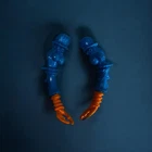 Vintage TMNT Killer Bee Figure Left Leg Blue Orange Buzz Bee Ninja Turtles Hand