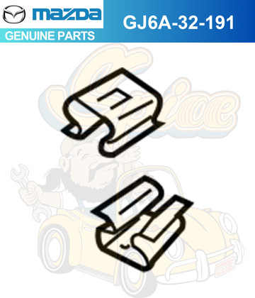 2006-2011 Mazda 6 CX-7 Mazdaspeed6 Servopumpe Klemme Clip Set-image