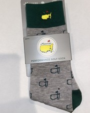 2026 Mens Masters Performance Green Golf Socks w Masters Logo New