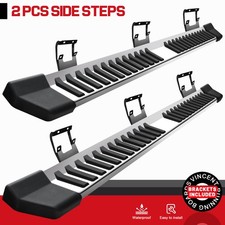 Ford Side Steps Fit 2015-2026 FORD F150 Super Crew Cab 6" Side Step Running Board Nerf Bar S/S V