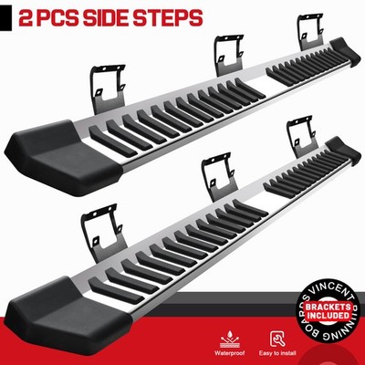 Side Protective Step 6'' FOR 2015-2026 FORD F150 Super Crew Cab V Running Boards