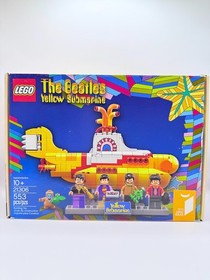 LEGO Ideas The Beatles Yellow Submarine 21306 - 99% Complete w/ Box, Retired