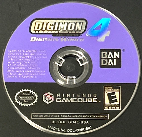 Digimon World 4 (Nintendo GameCube, 2005) **DISC ONLY**