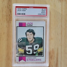 1973 Topps - Jack Ham #115 (RC) PSA 9 Only 9 Higher