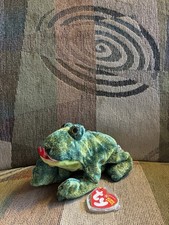 Ty Beanie Baby Croaks The Frog