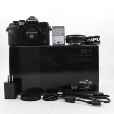  USED  Olympus OM-D E-M10 Mark IV Black with ED 14-42mm f/3.5-5.6 EZ Kit Boxed