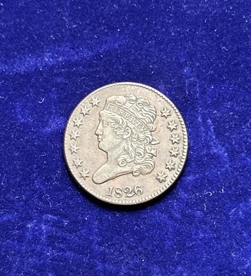 1826 Classic Head Half Cent XF001