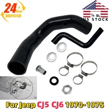 1970-1975 For Jeep CJ5 CJ6 Fuel Fill & Vent Hose Master Kit, Vent Kit SS Clamps