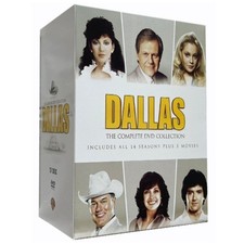DALLAS THE COMPLETE TV SERIES SEASONS 1  14 57-DiSC Free Shipping  Region 1