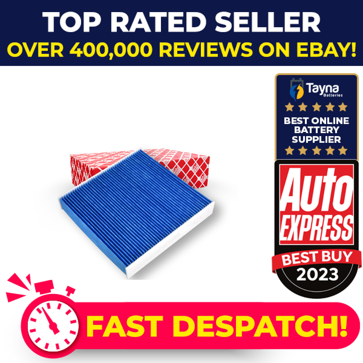 Pollen / Cabin Filter 175001 Febi LR133511 LR171252 Genuine Quality Guaranteed