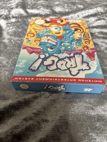 NES CIB Trog ! 1990 Nintendo Entertainment System Box Manual 