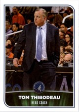 2017-18 Panini Stickers #277 Tom Thibodeau CO - BSK