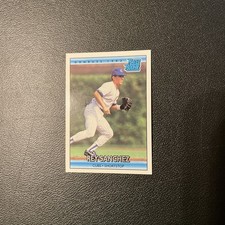 1992 Donruss # 412 REY SANCHEZ RATED ROOKIE Chicago Cubs Baseball Card Nice !. rookie card picture