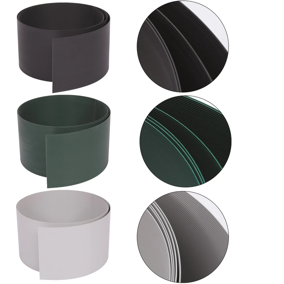 10x Hart-PVC Sichtschutz Sichtschutzstreifen DoppelstabmattenZaun Zaunblende - Bild 3 von 4