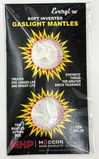 New MHP Charmglow Outdoor Gas Light Soft Inverted Mantles Two Pack MTL2