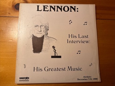 John Lennon    Lennon: His Last Interview/Greatest Music 1990 Unistar Vinyl NM