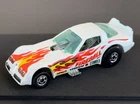 Vintage Hot Wheels Blackwall 1982 White Firebird Funny Car Fireball - NO RES!
