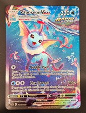 Buy Vaporeon VMAX SWSH182 Jumbo Cards Holo online | eBay