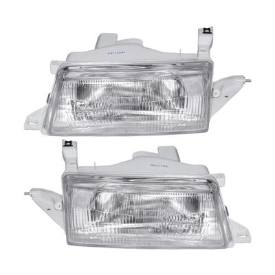 1988-1992 Toyota Corona AT171 ST171 Head Lamp Front Light Pair W/O