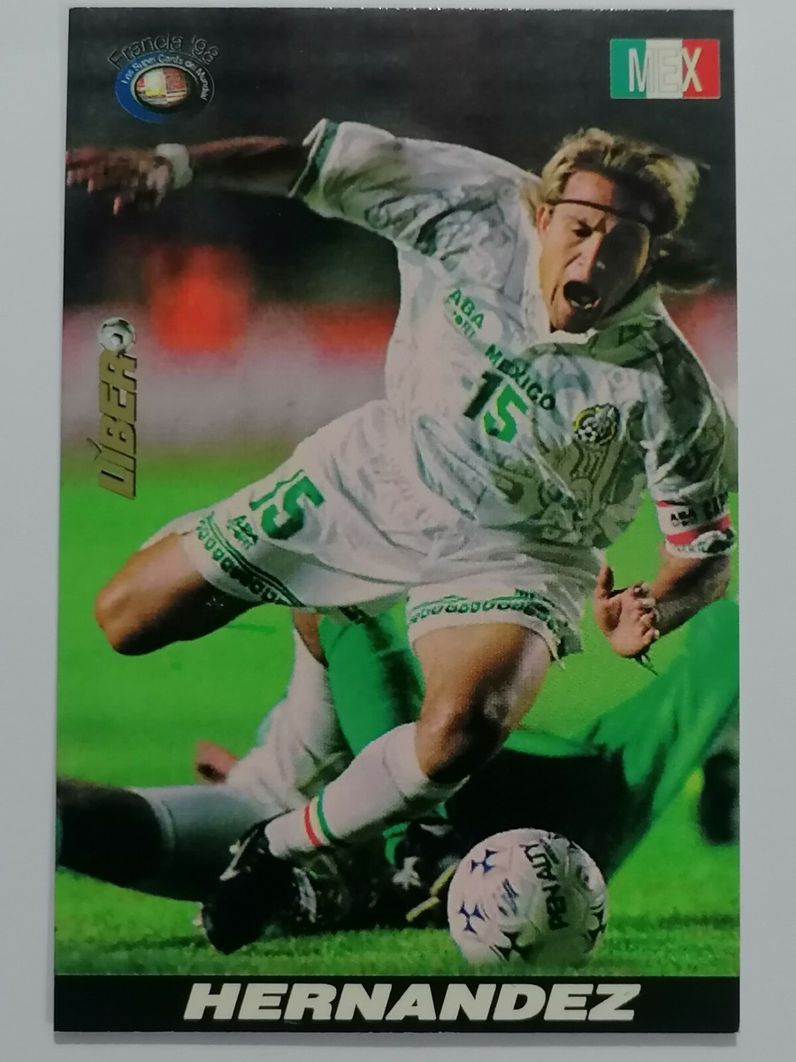FRANCE 98 #65 Luis Hernandez Mexico CARD FIFA WORLD CUP 1998